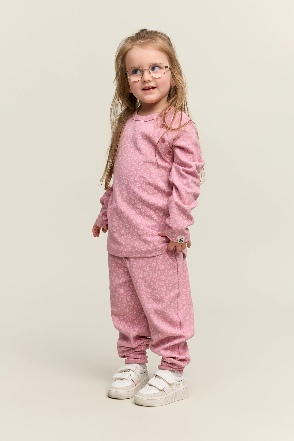 Villvette langermabolur - Blush Pink