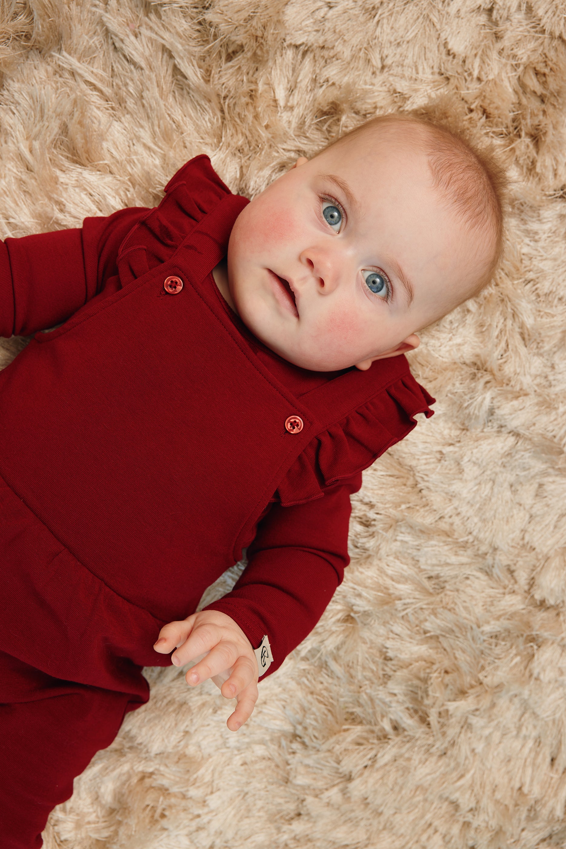 Olivia smekkbuxur - Deep Red