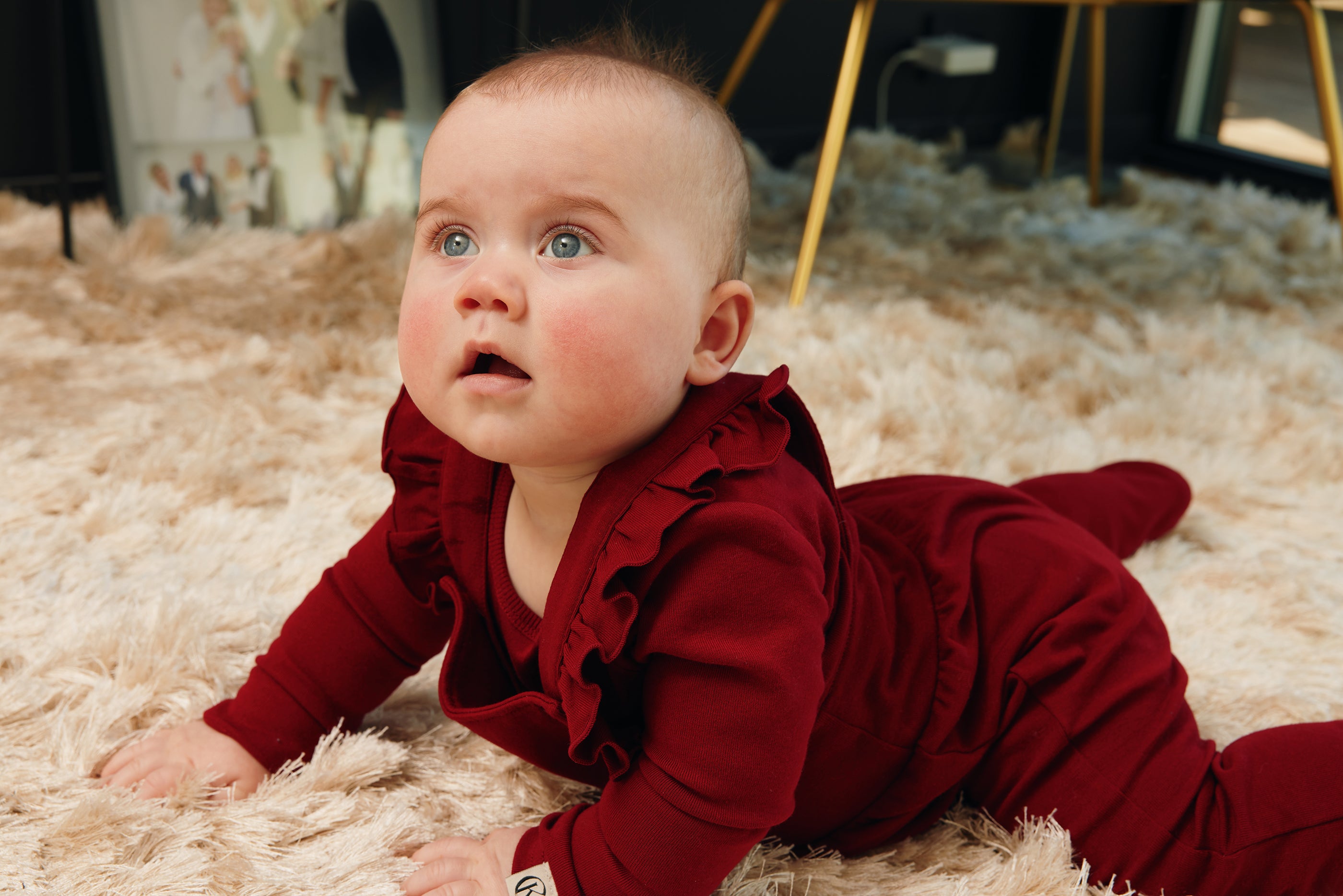 Olivia smekkbuxur - Deep Red