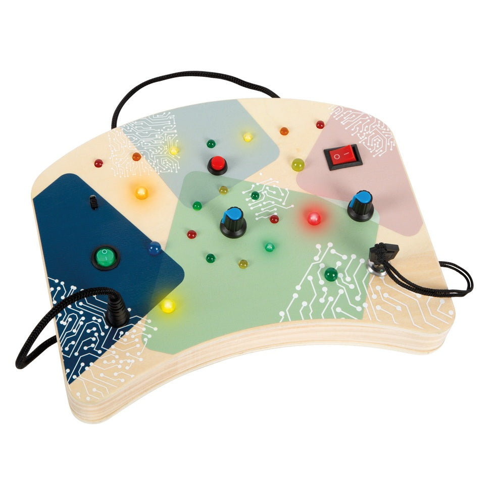 Virkniborð - LED ljós og rofar