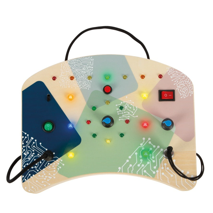 Virkniborð - LED ljós og rofar