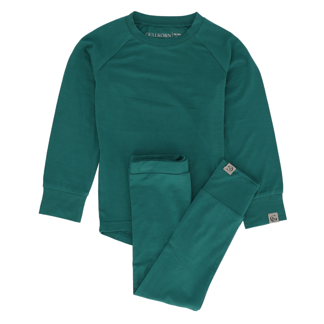Bambus sett - Teal Green