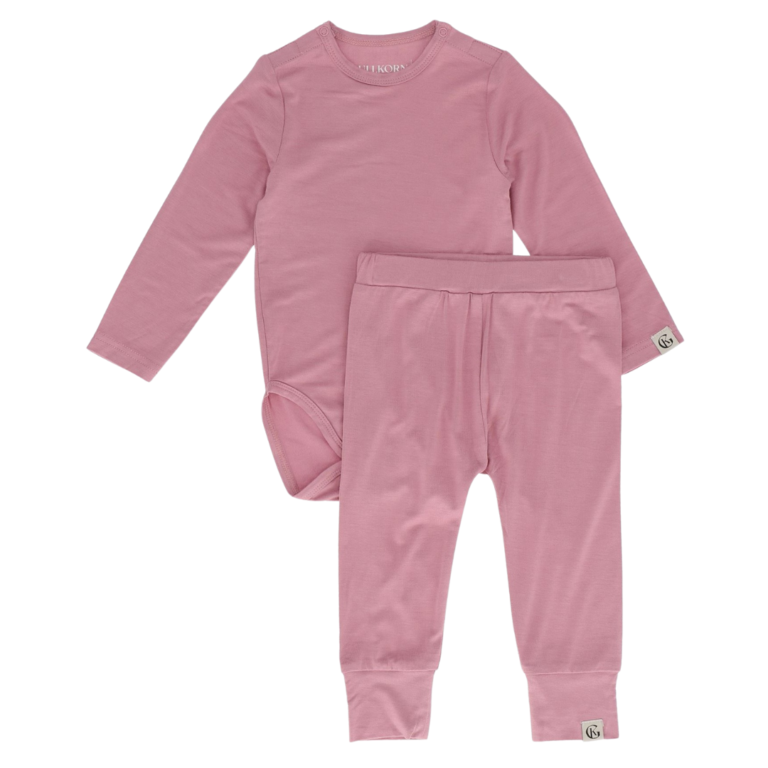 Bambus ungbarnasett - Dusty Rose