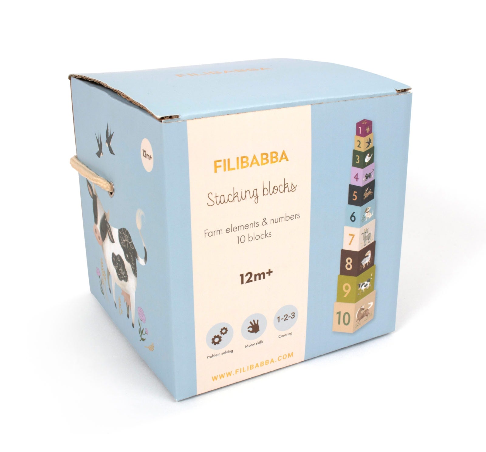 Stöflunarbox - Farm Animals