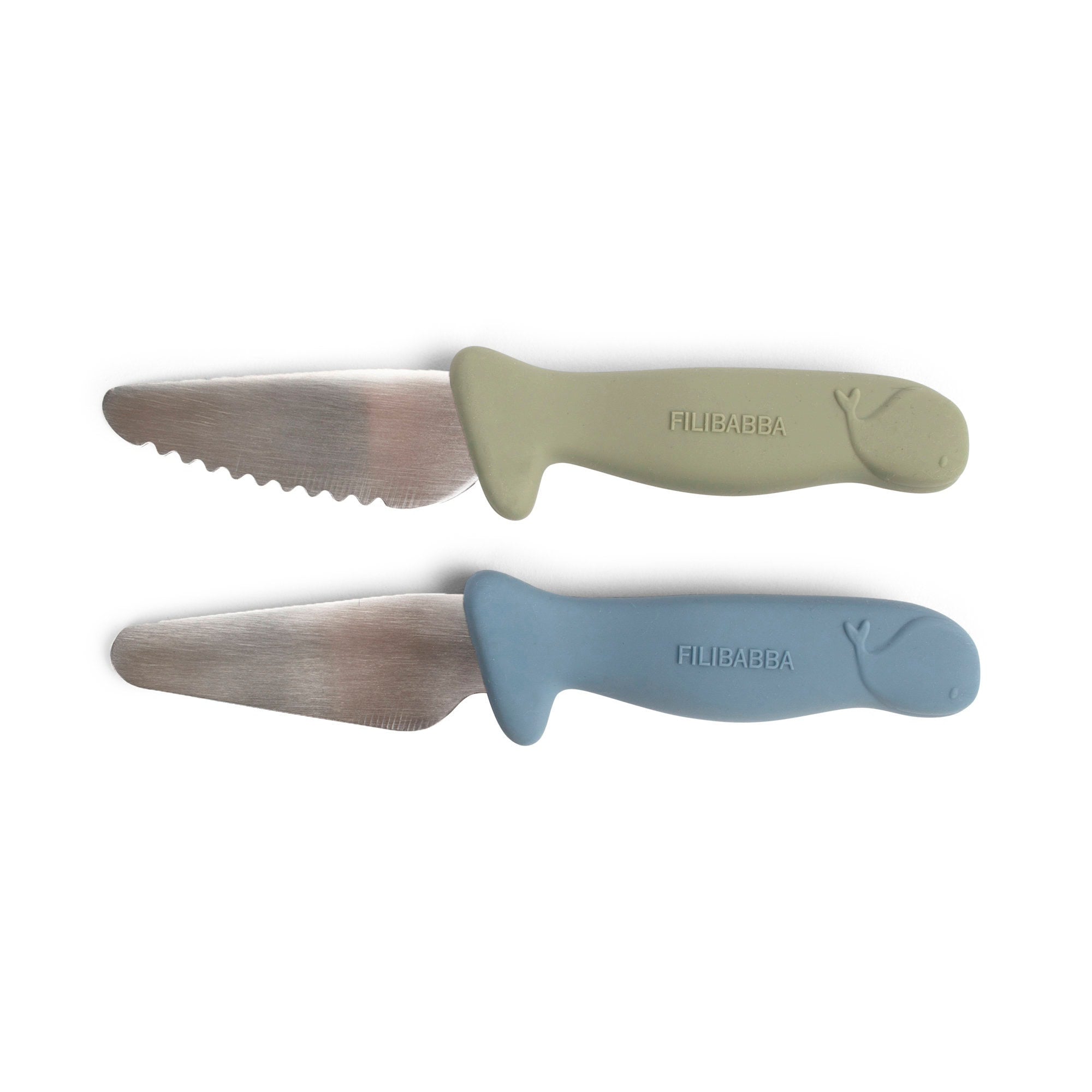 Barnahnífar, 2 stk - Powder Blue/Green