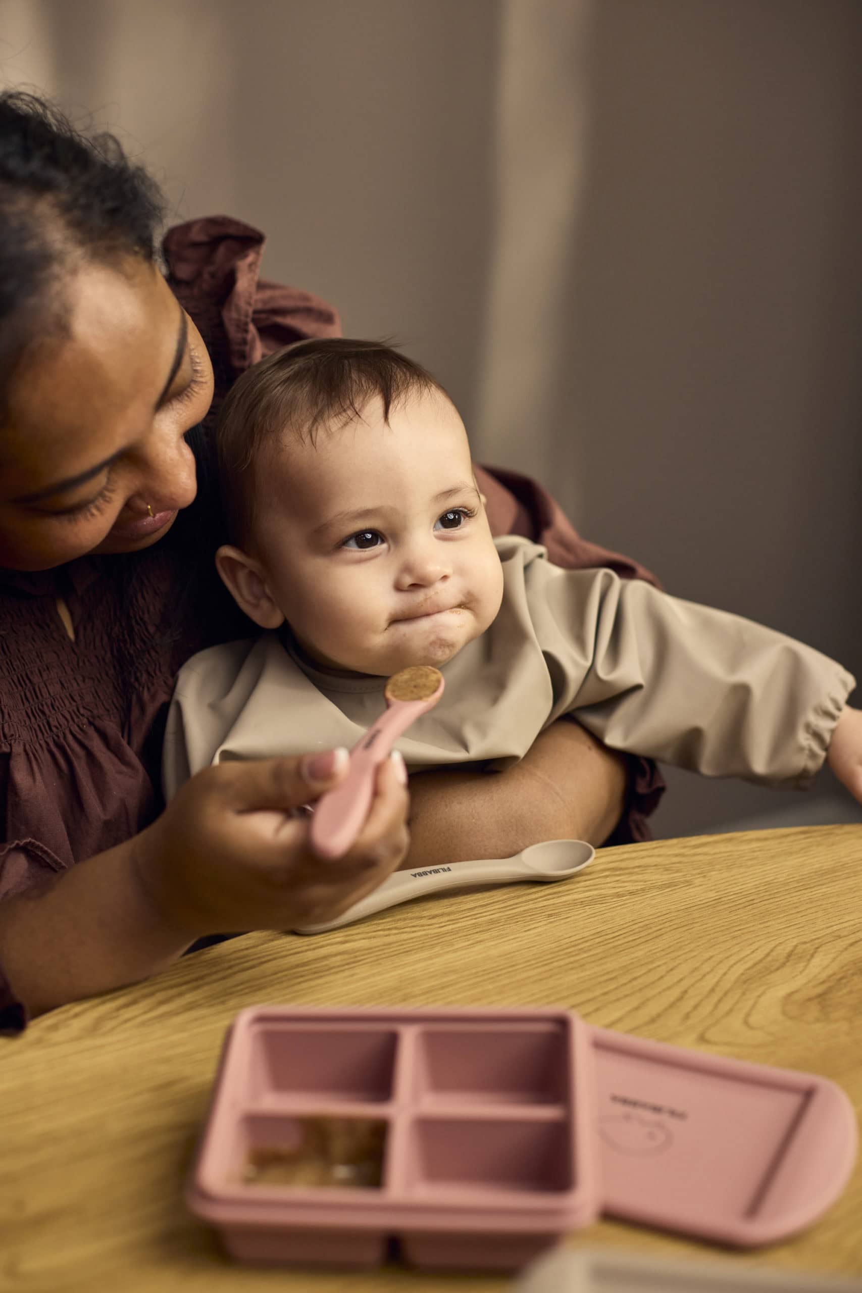 Frystibakki fyrir ungbarnamat, 2 stk - Rose Mix