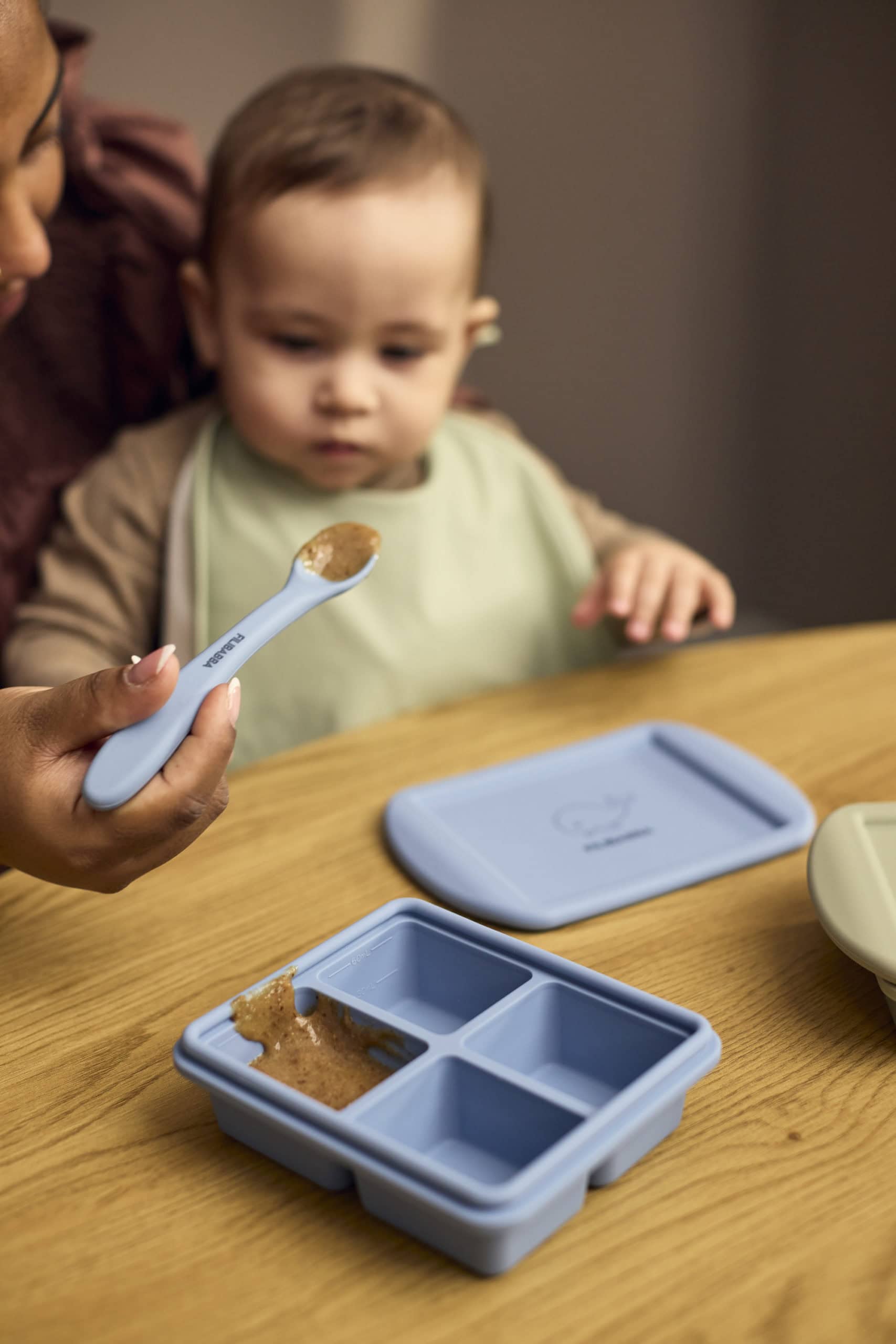 Frystibakki fyrir ungbarnamat, 2 stk - Ocean Mix