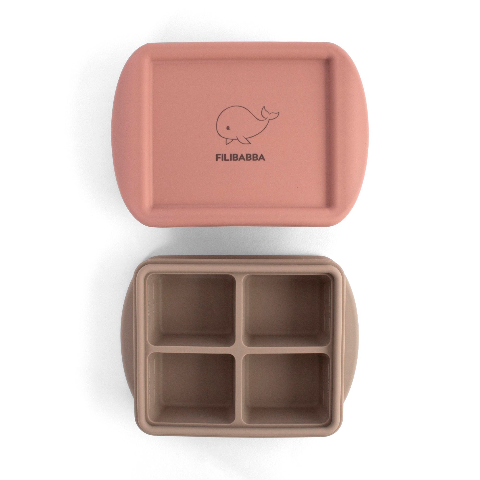 Frystibakki fyrir ungbarnamat, 2 stk - Rose Mix