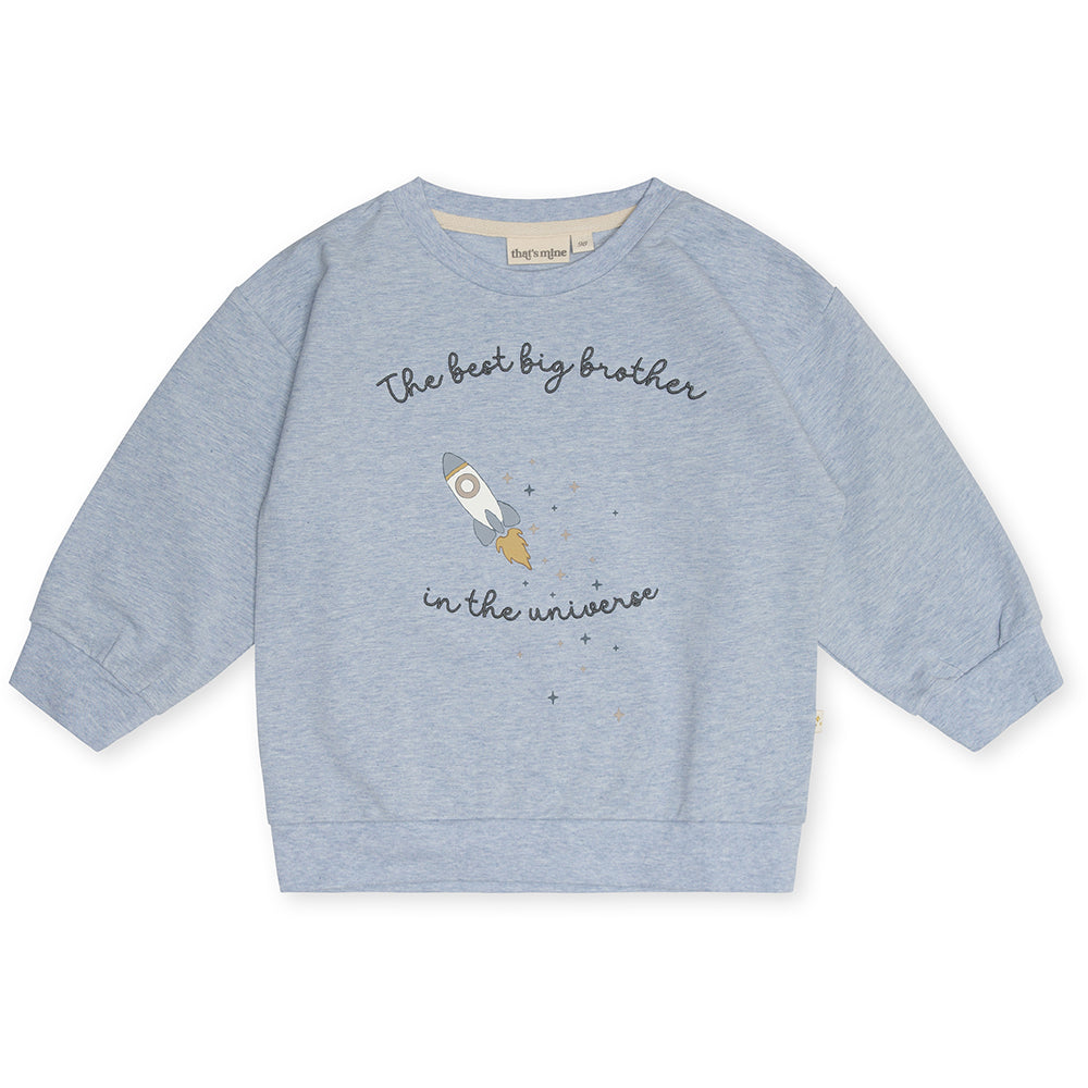 Big Brother peysa - Light Blue Melange