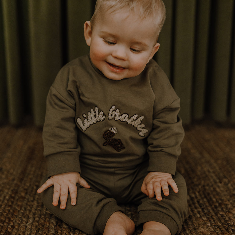 Little Brother peysa - Dusky Green