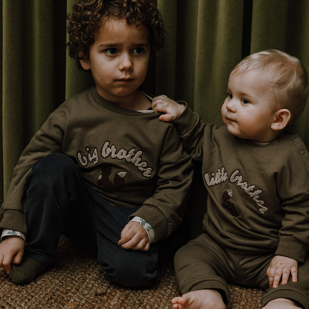 Little Brother peysa - Dusky Green