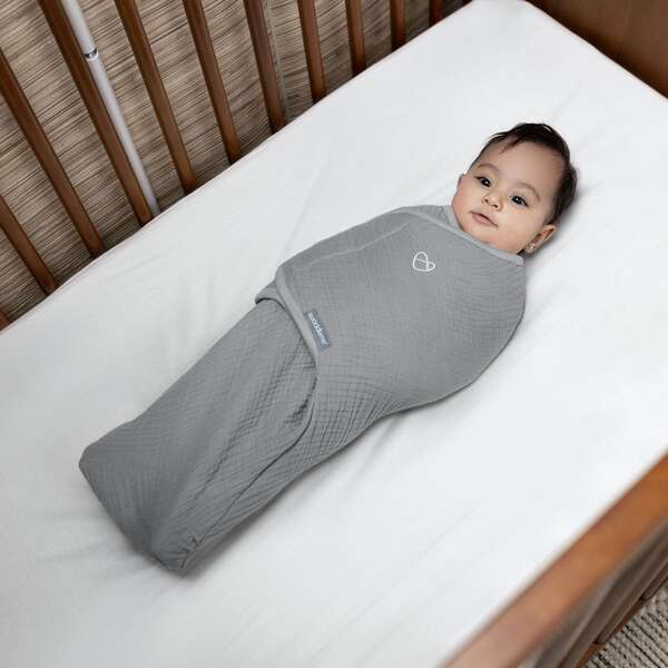 SwaddleMe Muslin vafningsteppi - Granite