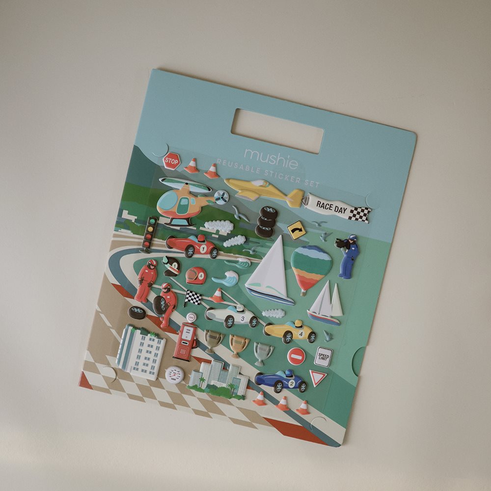 Límmiðasett - Race Cars