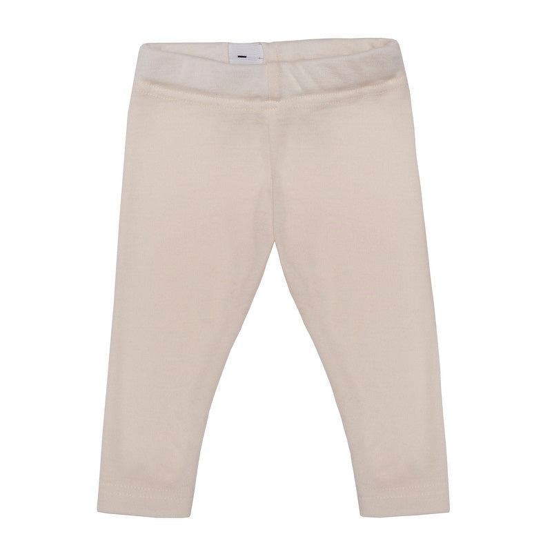 Ungbarna ullarleggings - Ecru