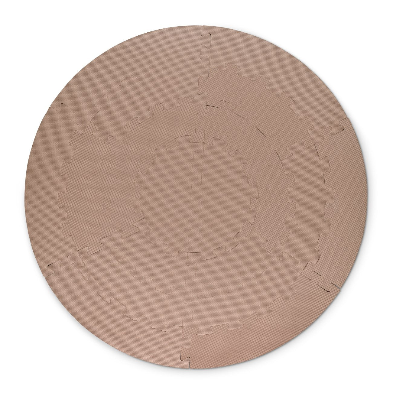 Hringlaga púslmotta - Light brown