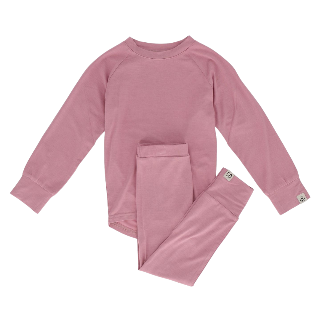 Bambus sett - Dusty Rose