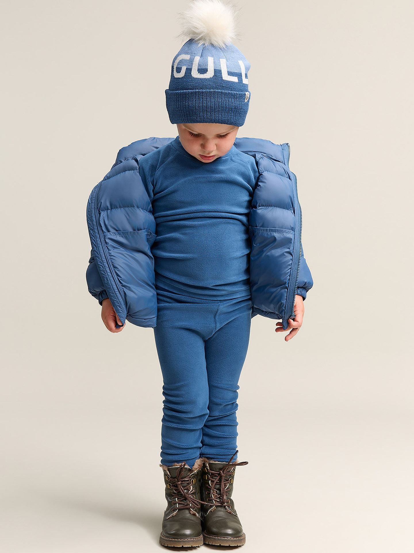 Jona flís sett - Storm Blue