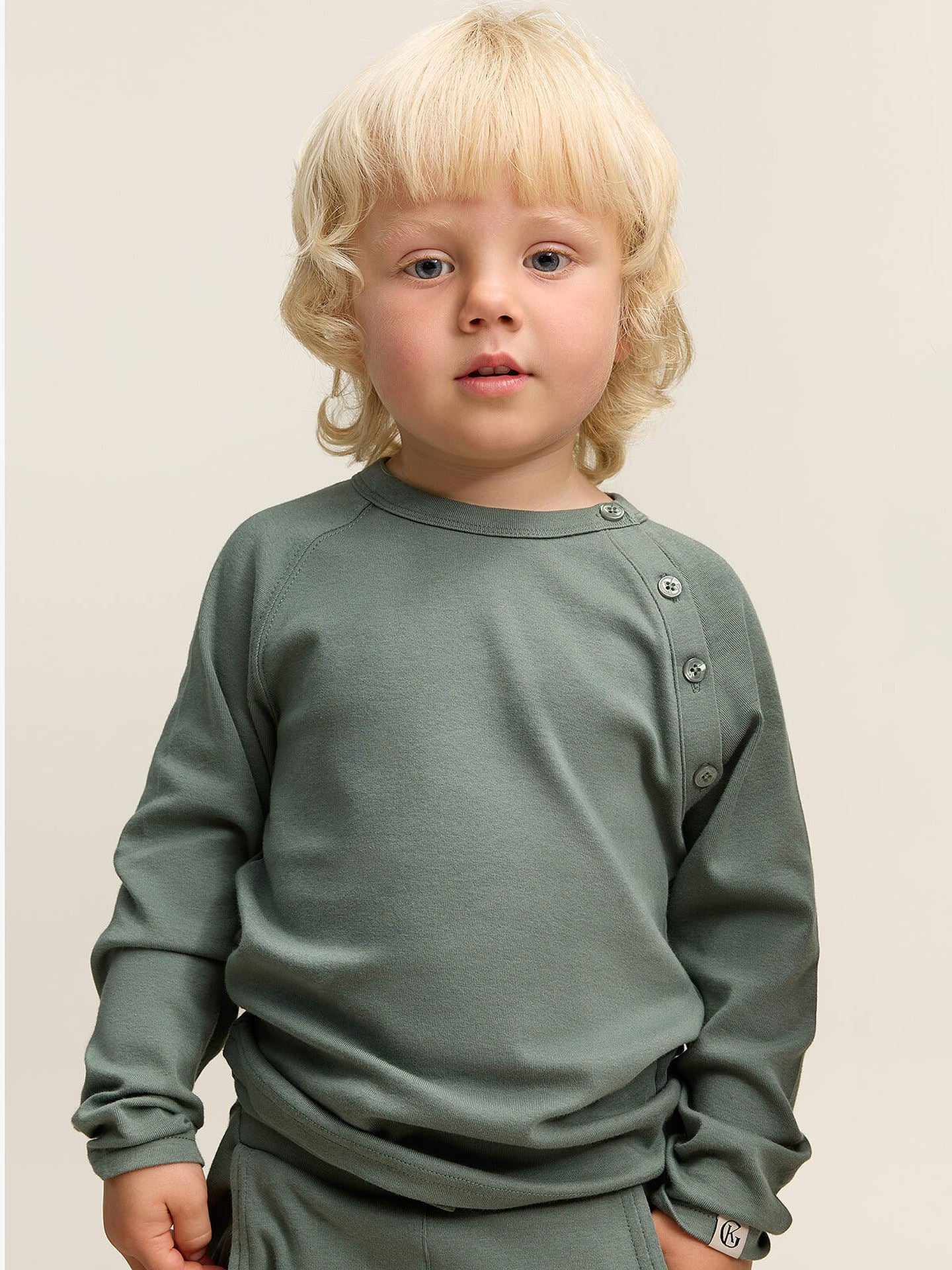 Villvette langermabolur - Dusty Green