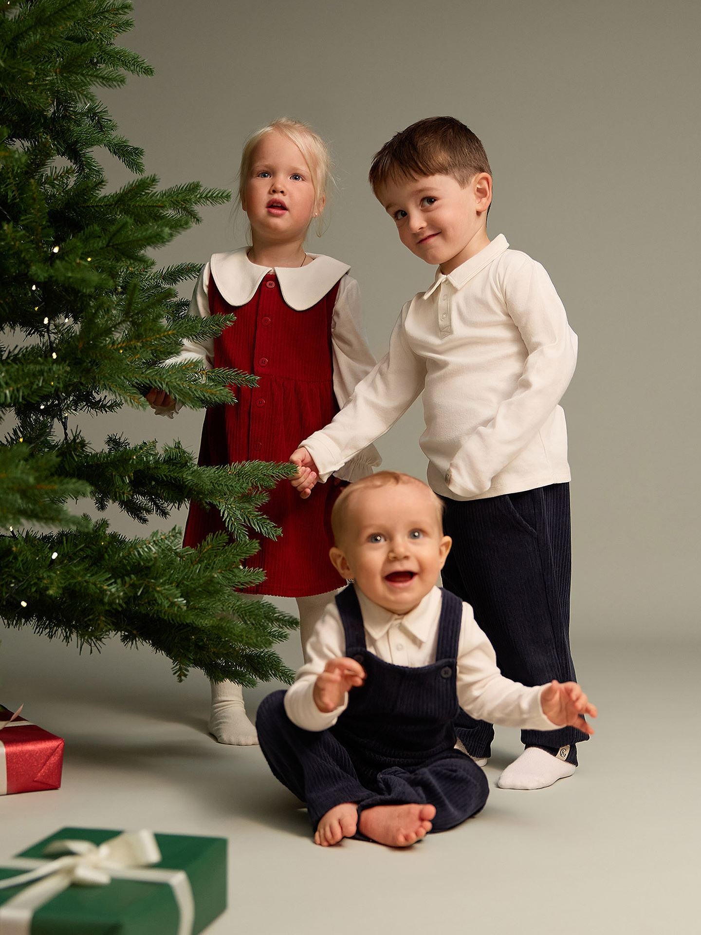 Rodo flauelsbuxur - Marine