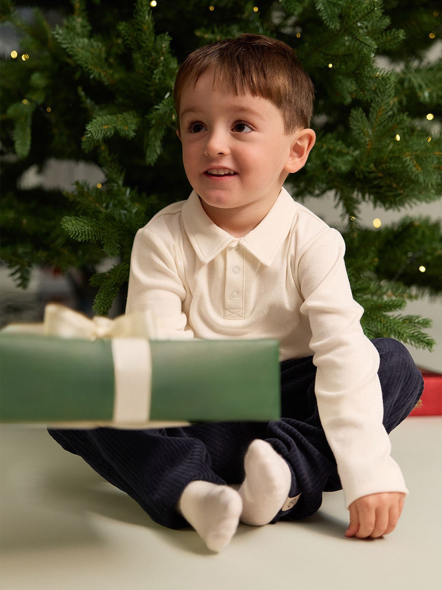 Rodo flauelsbuxur - Marine