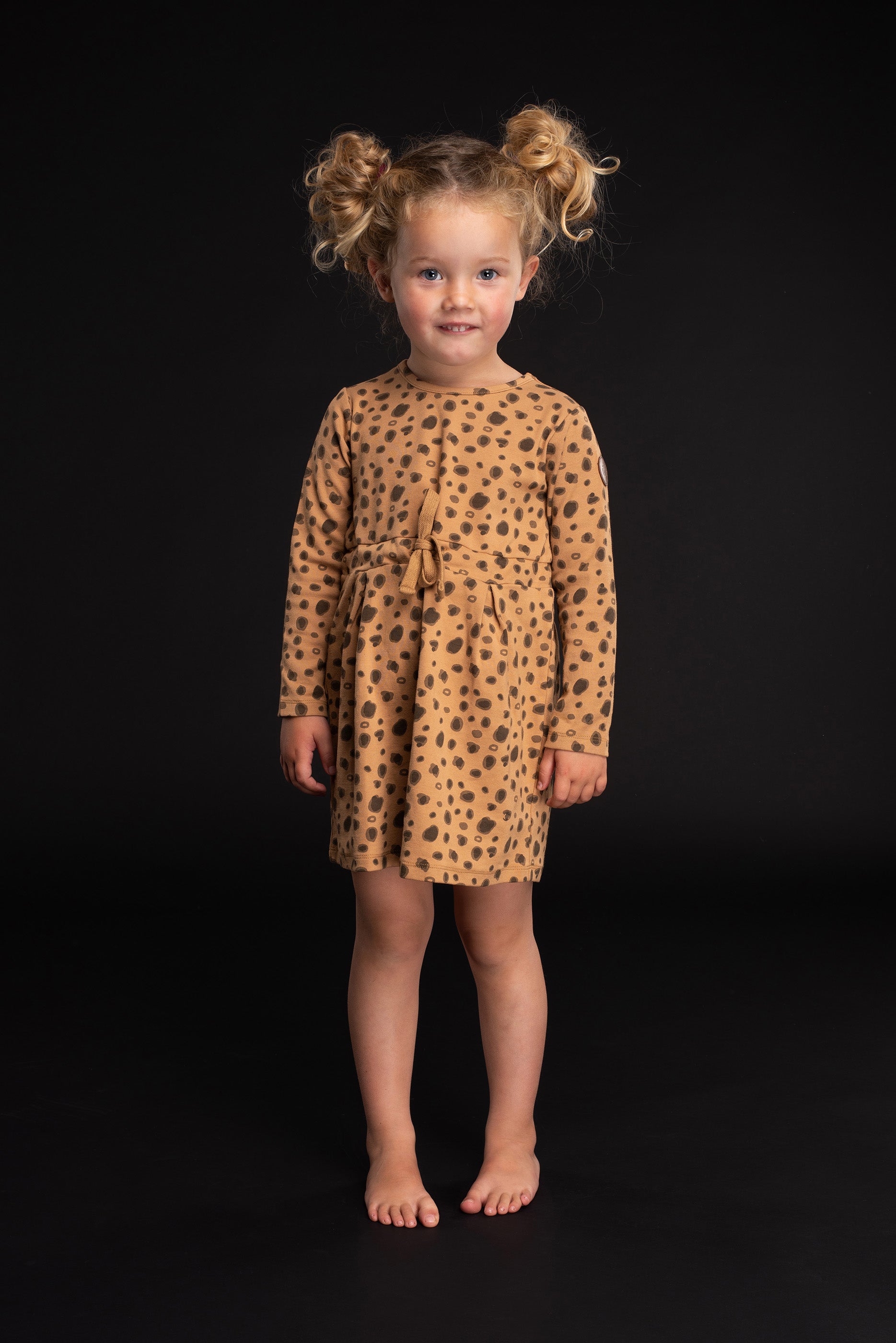 Villvette kjóll - Sand Leopard