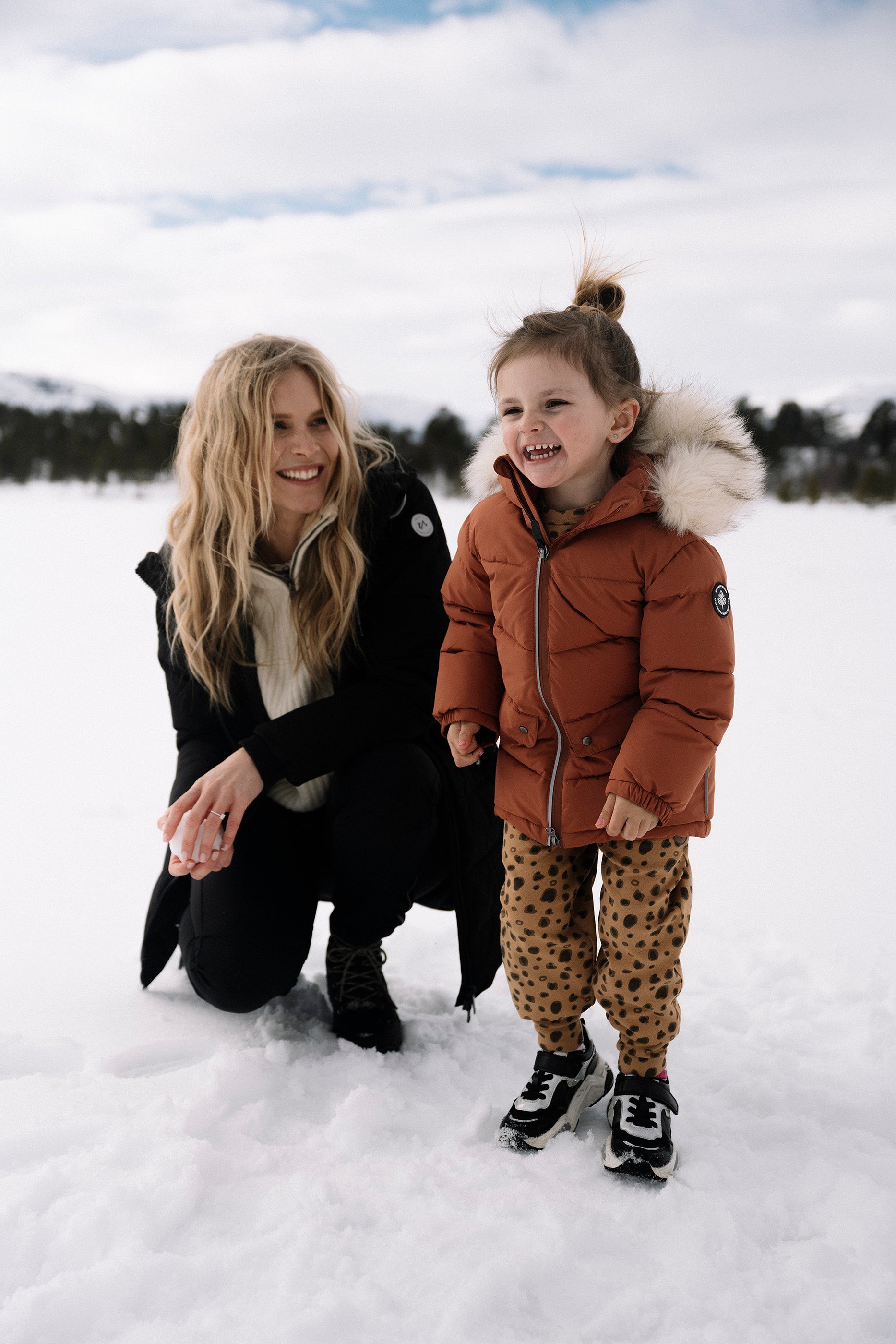 Villvette buxur - Sand Leopard