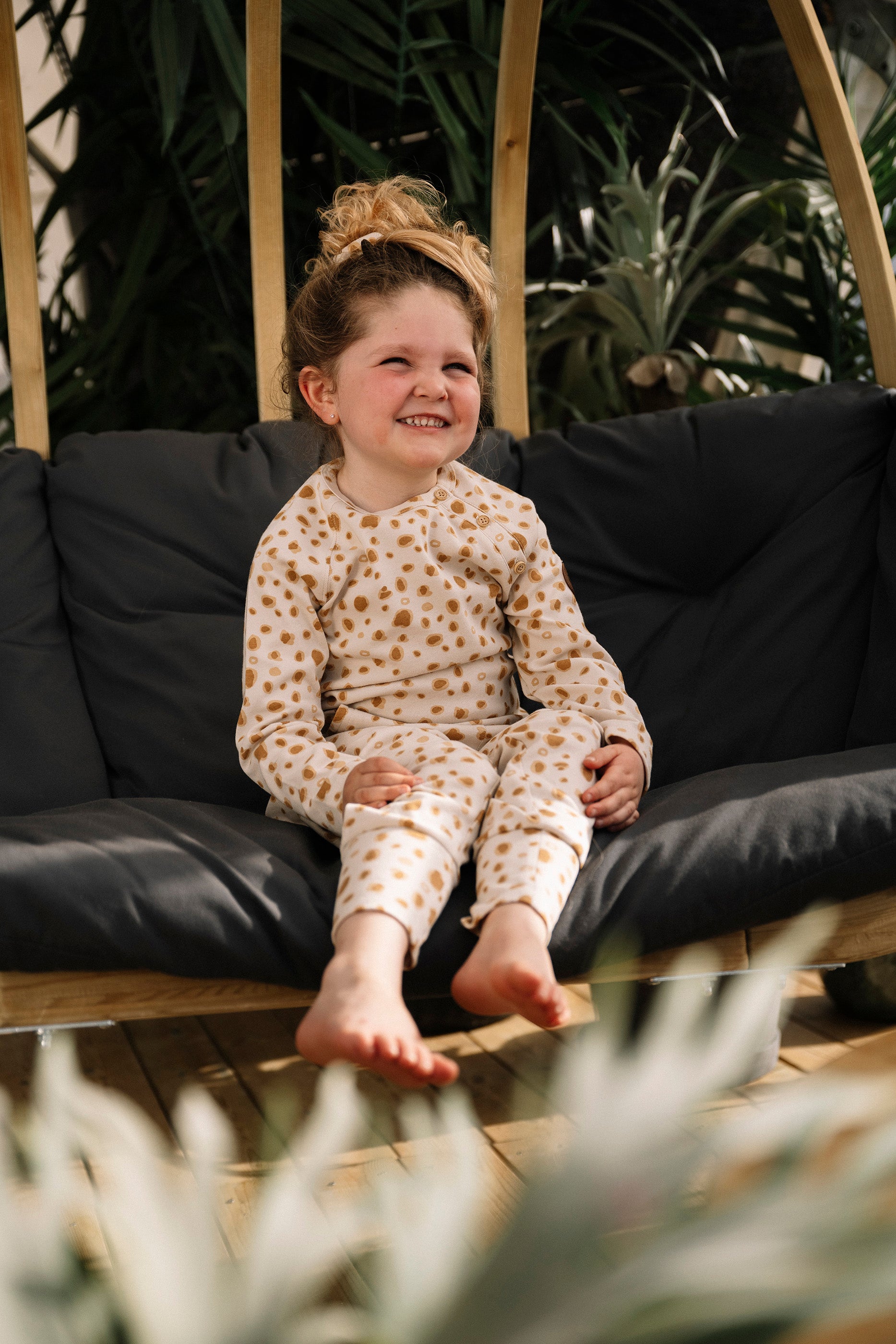 Villvette langermabolur - White Leopard