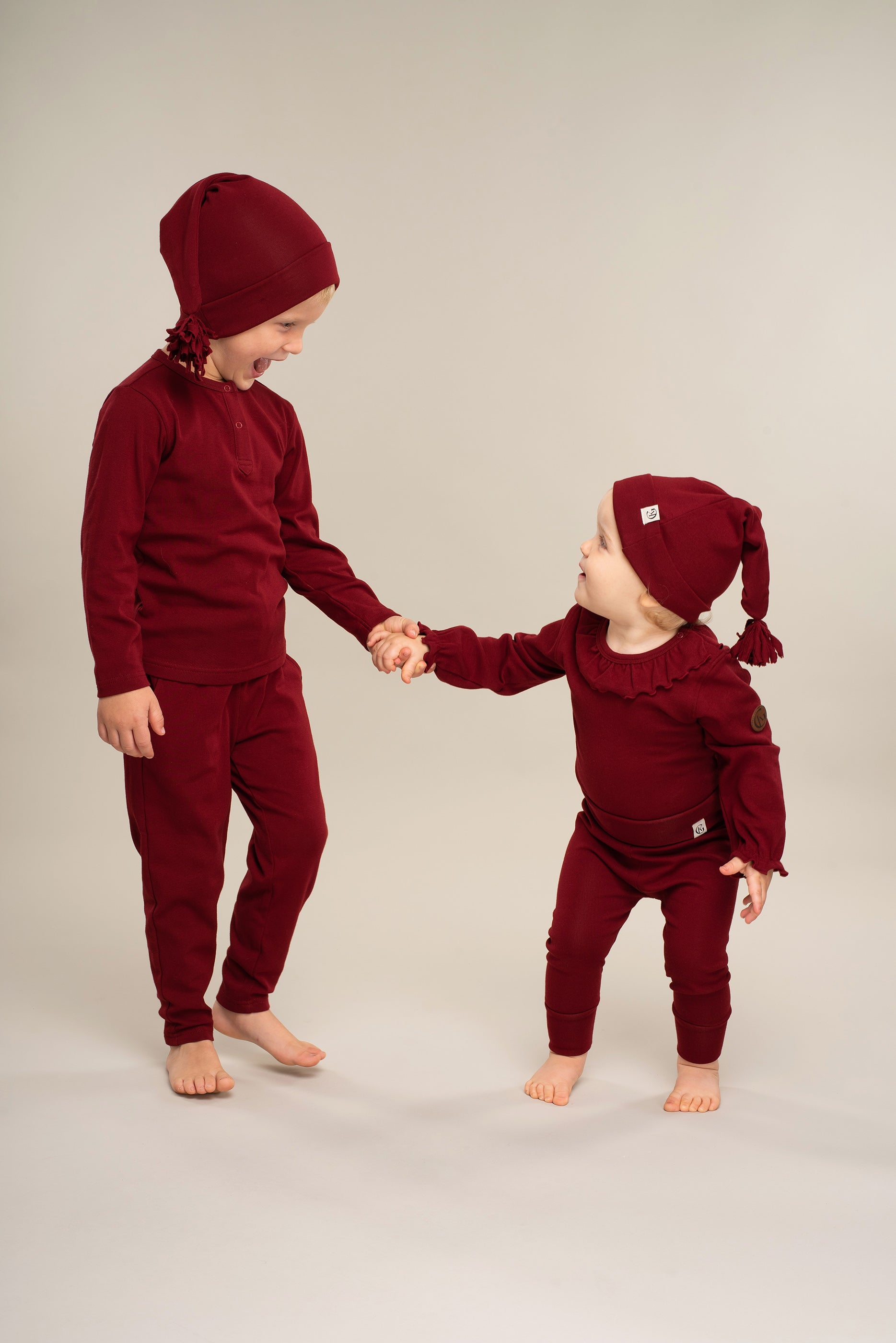 Mys ungbarnabuxur - Deep Red