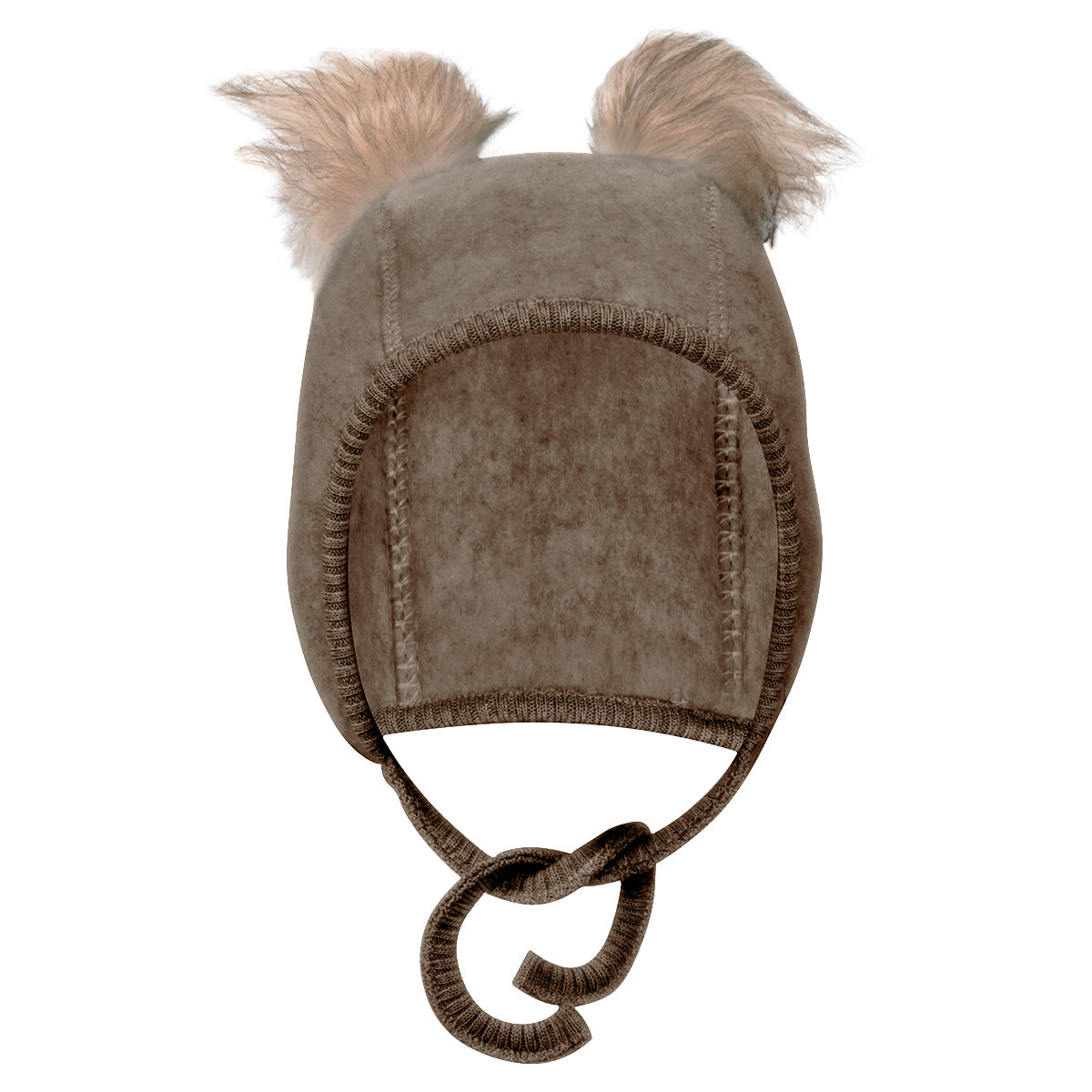 Bundin húfa með dúskum - Melange Denver