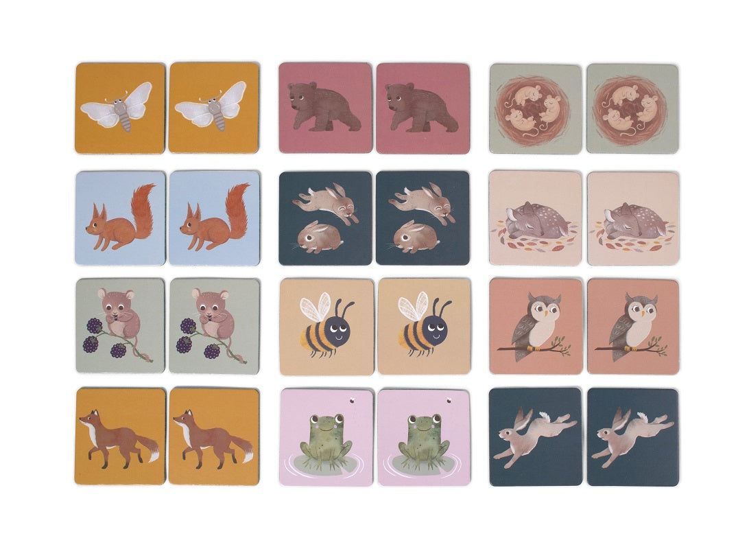 Minnisspil - Nordic Animals