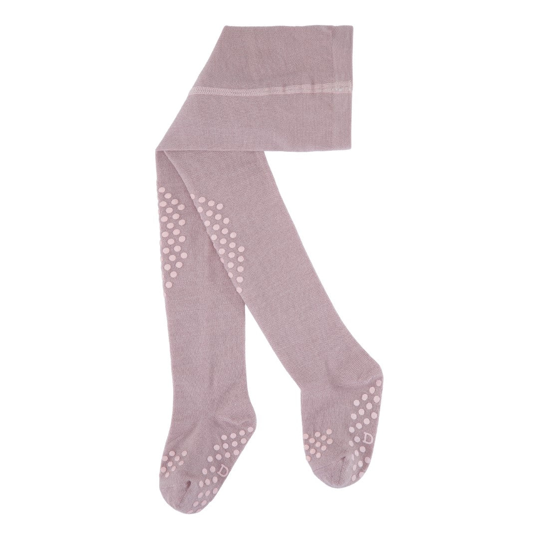 Skriðsokkabuxur úr ull/silki - Dusty Rose