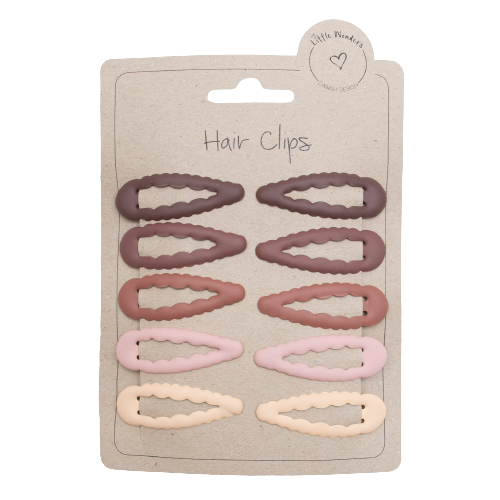 Hárspennur, 10 stk - stærri