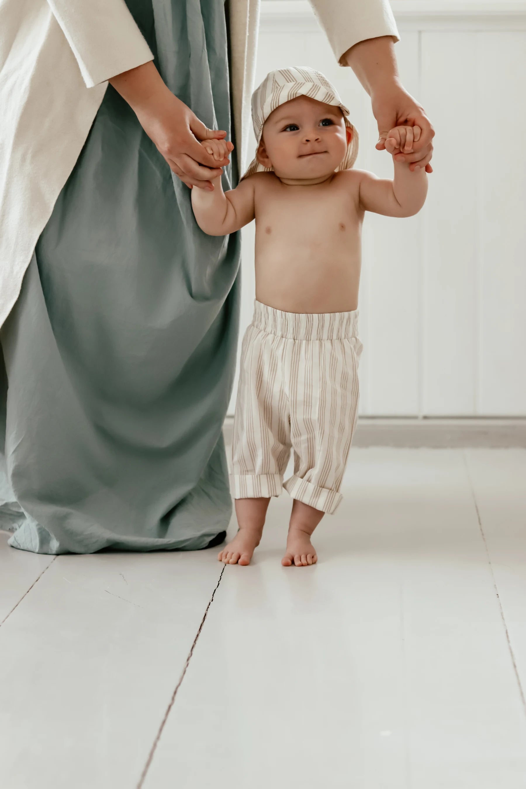 Frida Oversize buxur - Light Taupe