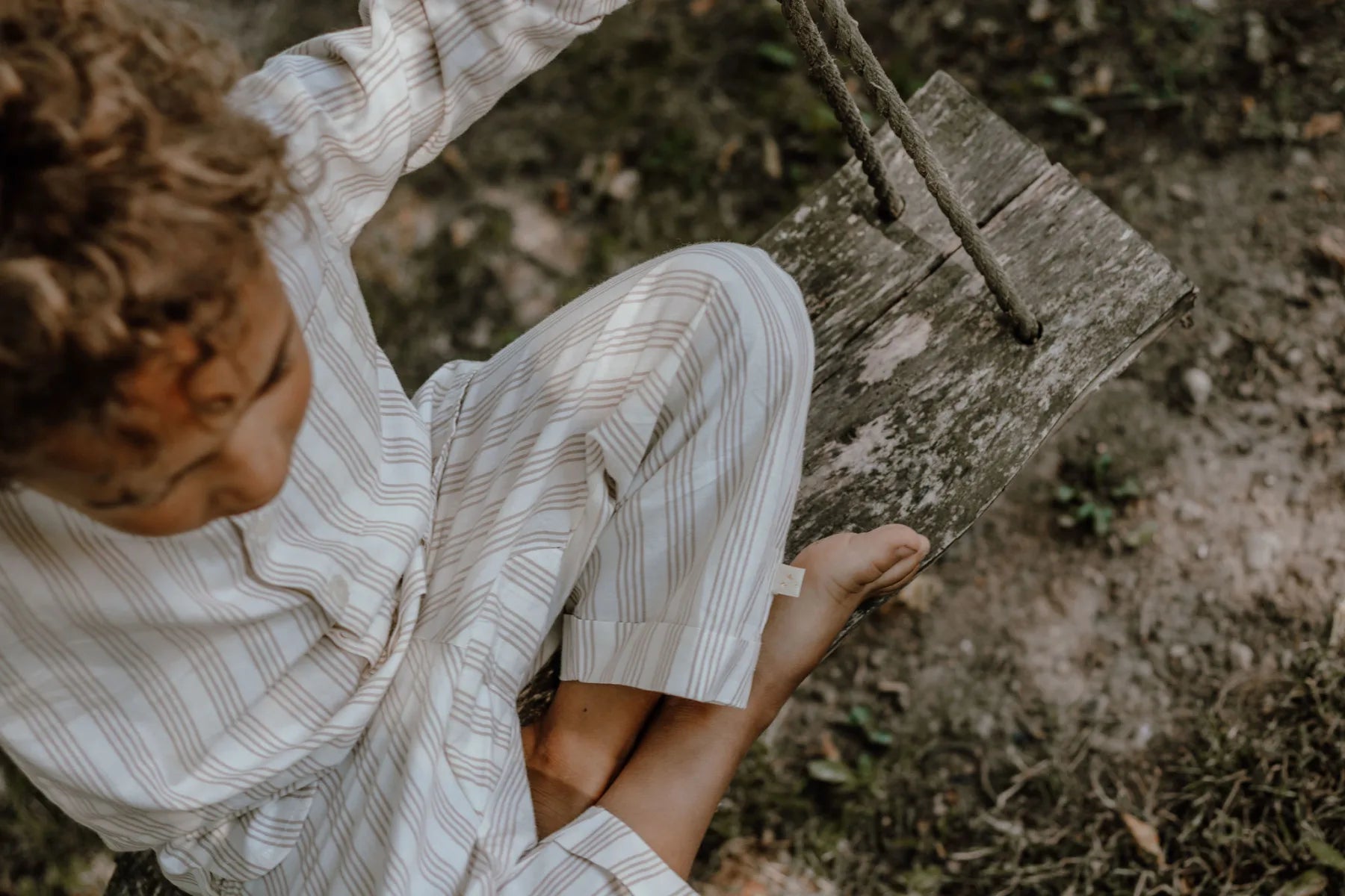 Frida Oversize buxur - Light Taupe