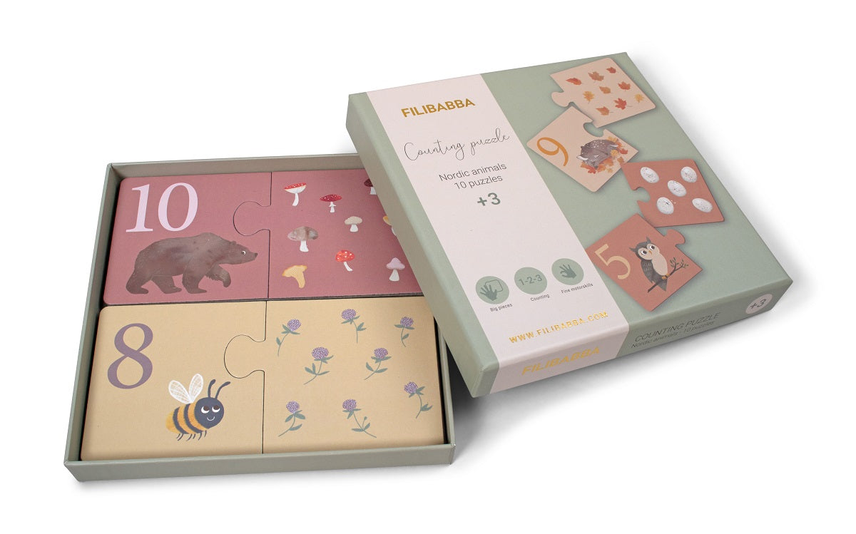 Talnapúsl - Nordic Animals