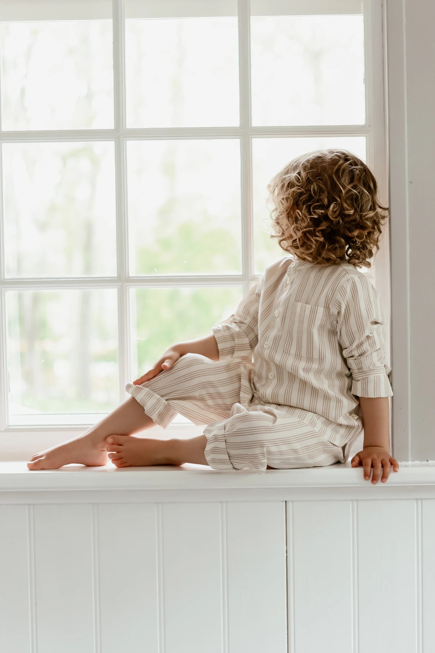 Frida Oversize buxur - Light Taupe