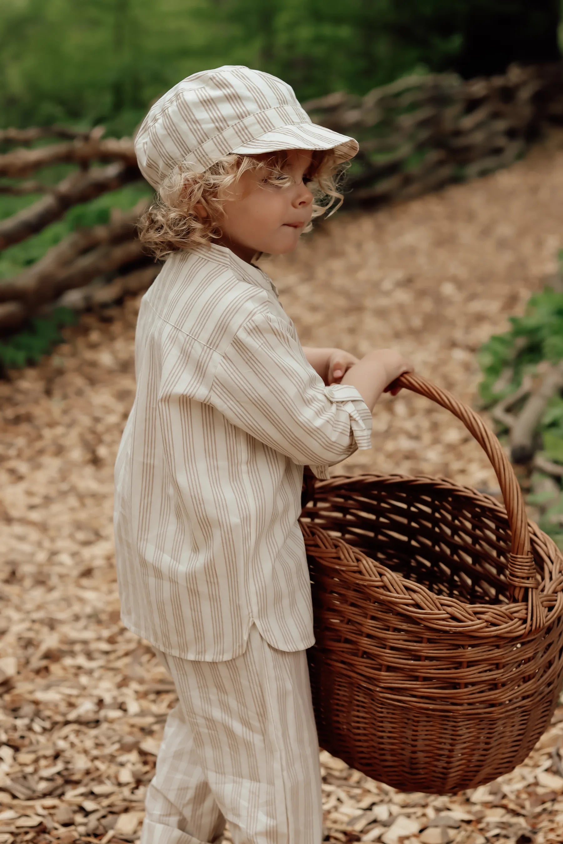 Frida Oversize buxur - Light Taupe