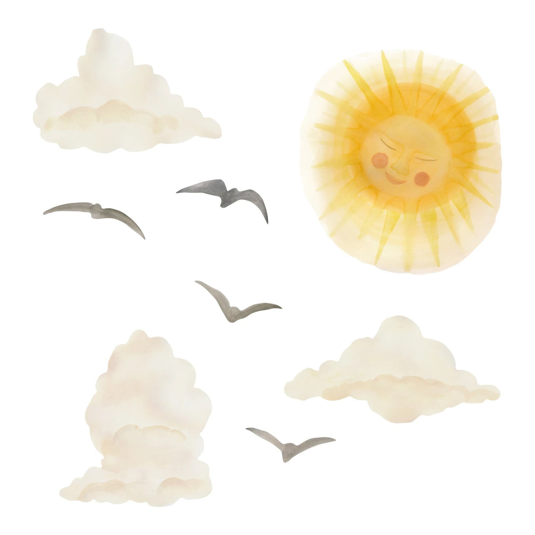 Vegglímmiðar - Sun