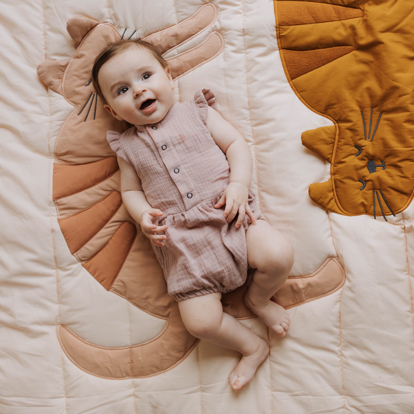 Hlýralaus samfestingur - Pink Sand