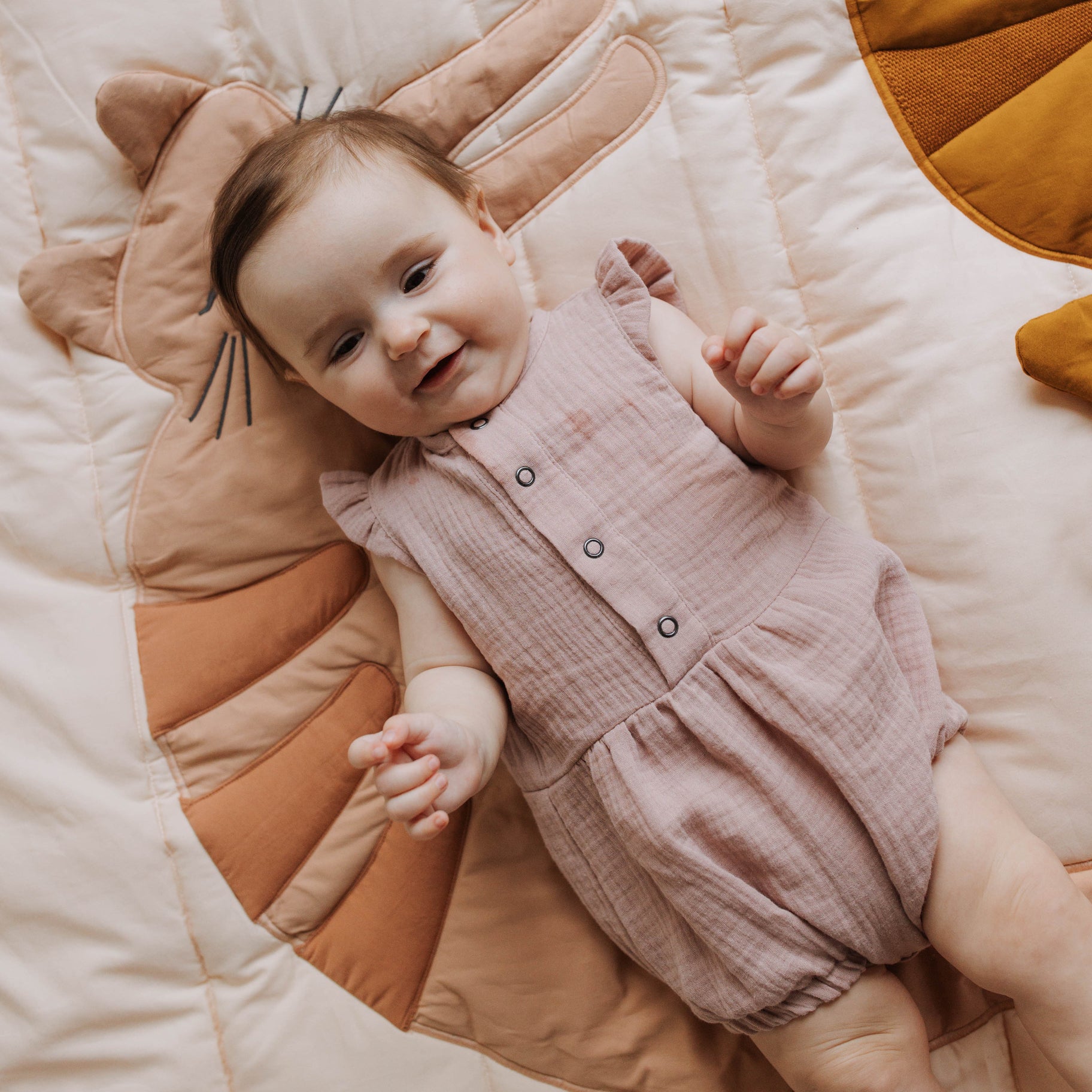 Hlýralaus samfestingur - Pink Sand