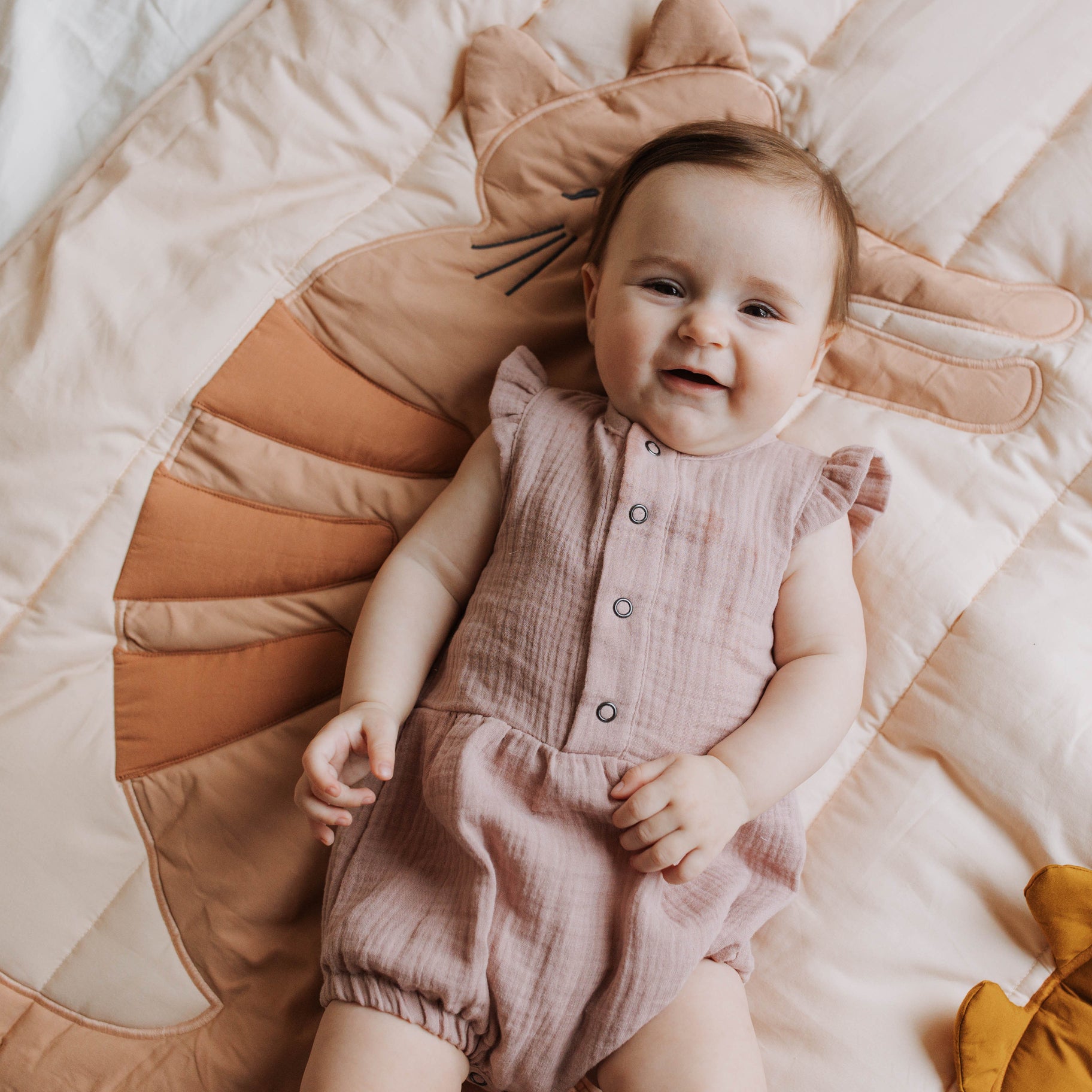 Hlýralaus samfestingur - Pink Sand