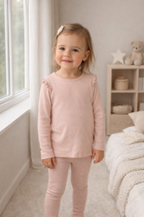 Rib langermabolur - Misty Rose