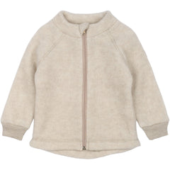 Þykk ungbarna ullarpeysa - Melange Offwhite