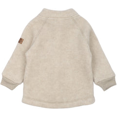 Þykk ungbarna ullarpeysa - Melange Offwhite