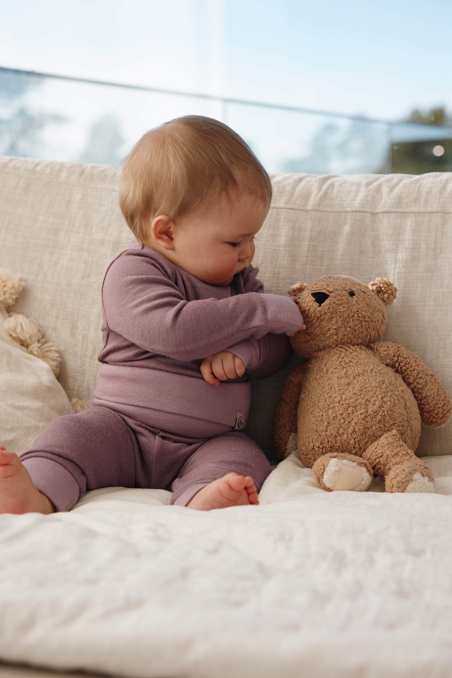 Gullull ungbarnabuxur - Lavender