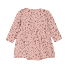 Samfellukjóll með blómamynstri - Misty Rose