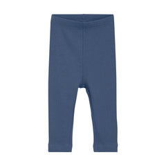 Rib leggings - China Blue