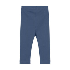 Rib leggings - China Blue