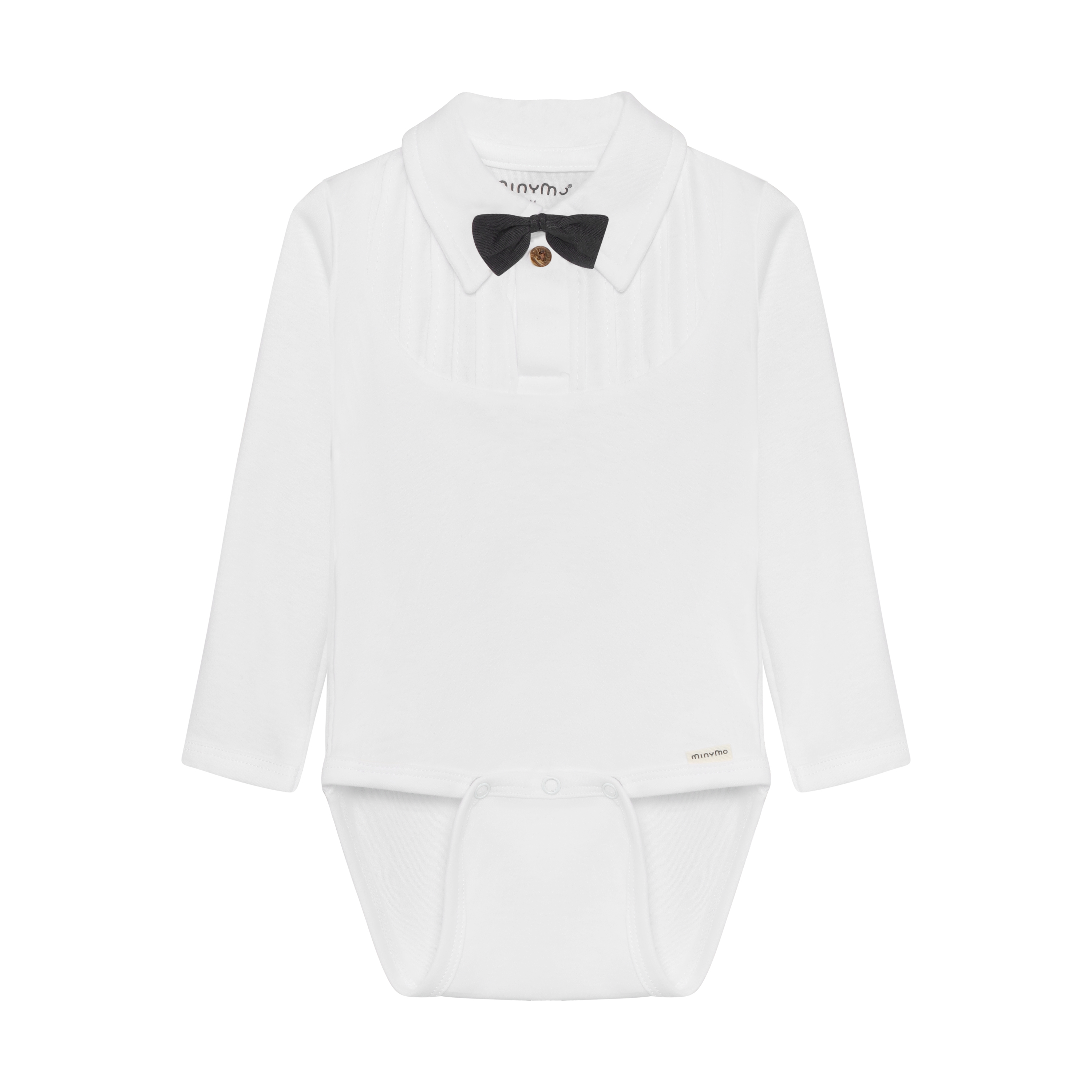 Skyrtusamfella með slaufu - Bright White