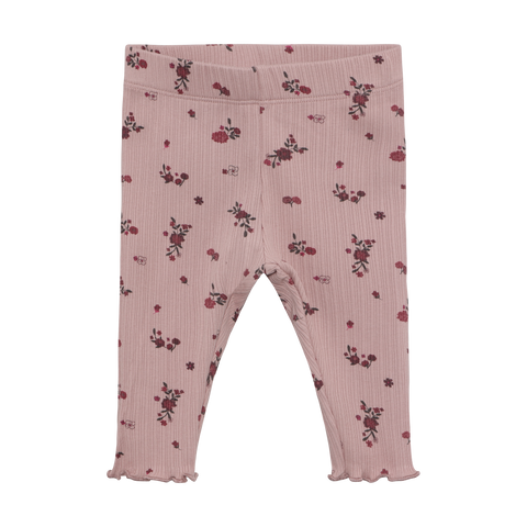 Leggings með blómamynstri - Fawn